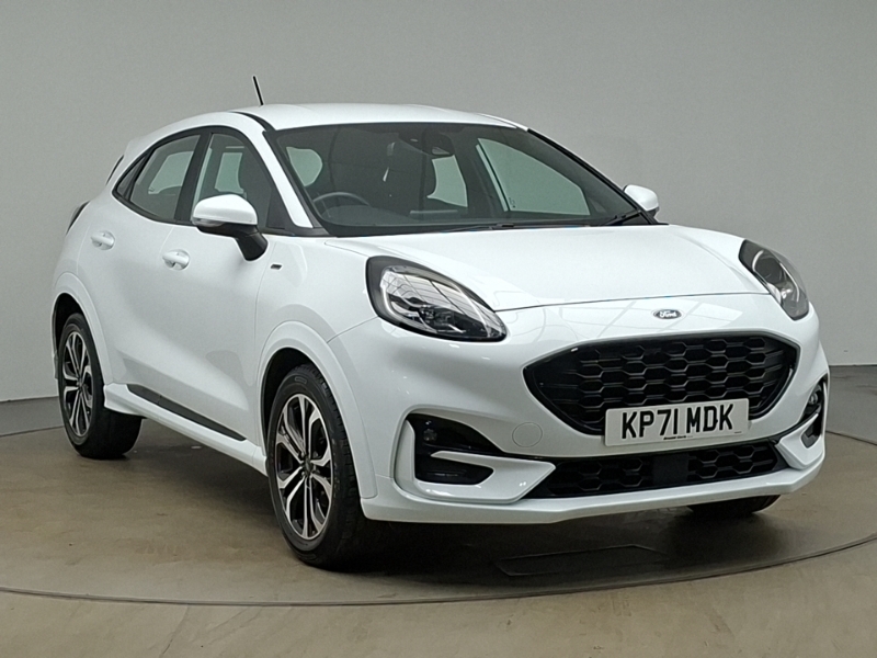 Ford Puma 1.0 Ecoboost Hybrid Mhev St-line White