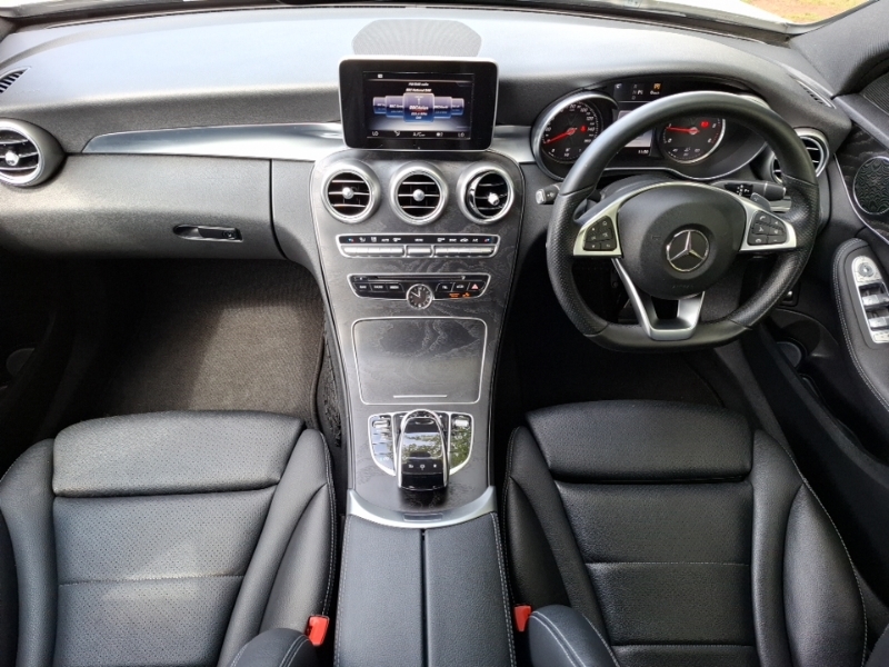 Mercedes-Benz C Class C200d Amg Line White #3
