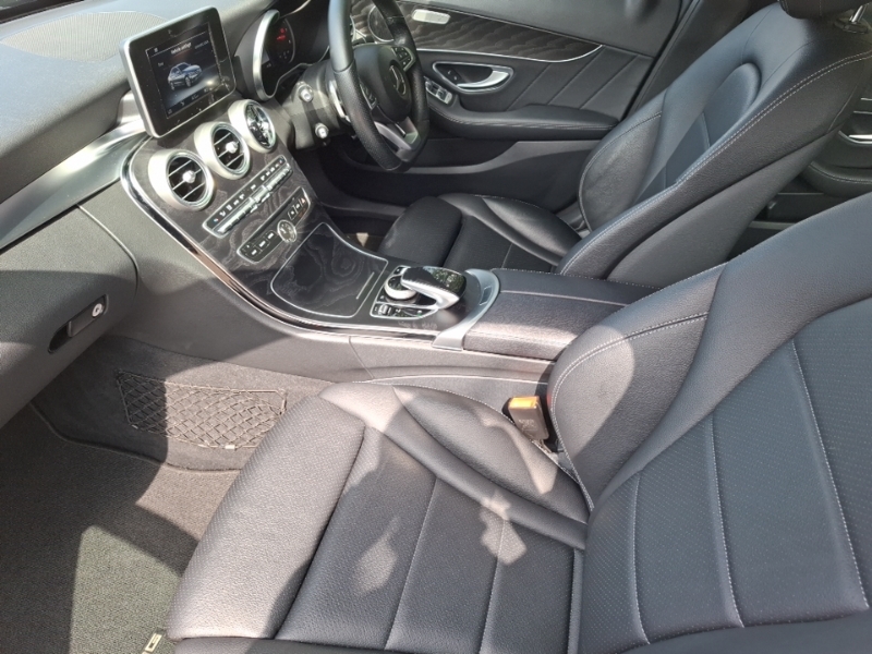 Mercedes-Benz C Class C200d Amg Line White #5