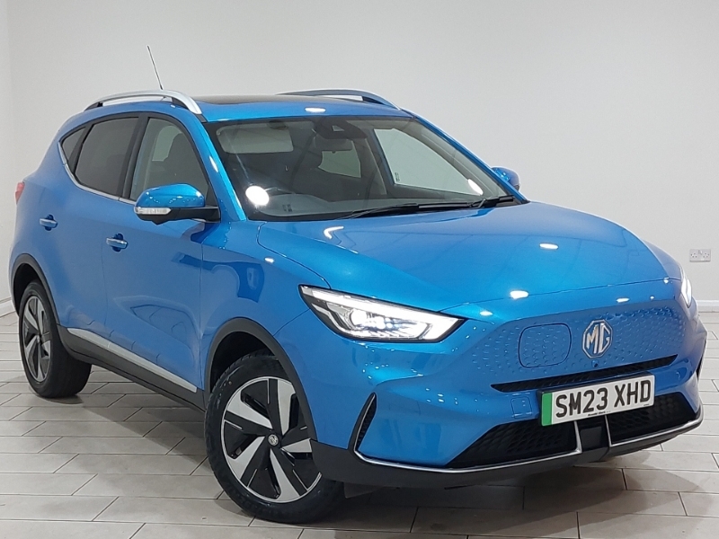 MG ZS 115Kw Trophy Ev Long Range 73Kwh Blue