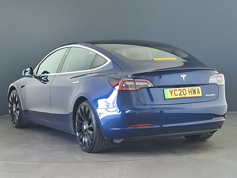 Tesla Model 3 Performance Awd Performance Upgrade Blue #2