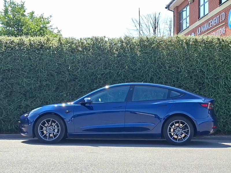 Tesla Model 3 Long Range Awd Blue #4