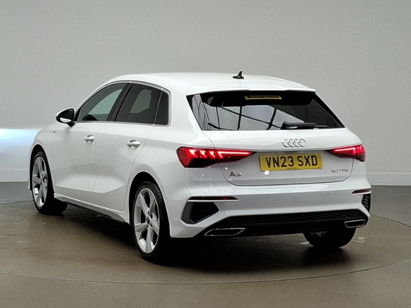 Audi A3 30 Tfsi S Line VN23SXD White #2