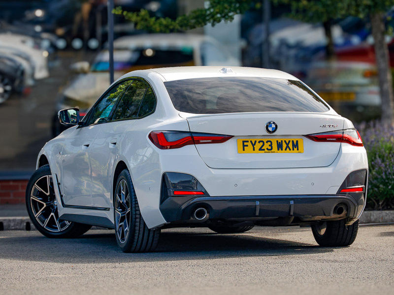 BMW 4 Series 420D Mht M Sport Step FY23WXM White #2