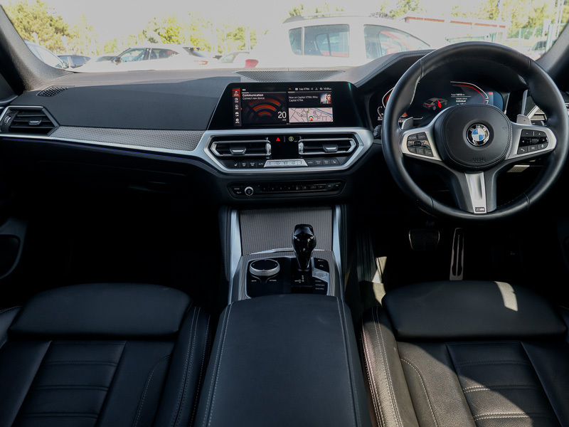 BMW 4 Series 420D Mht M Sport Step FY23WXM White #3