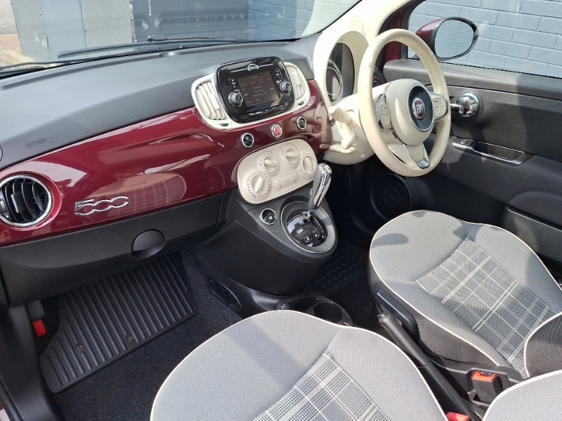 Fiat 500 1.2 Lounge Dualogic Red #5