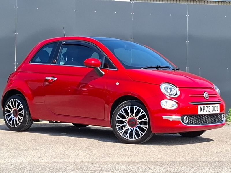 Fiat 500 Hatchback Blue #7
