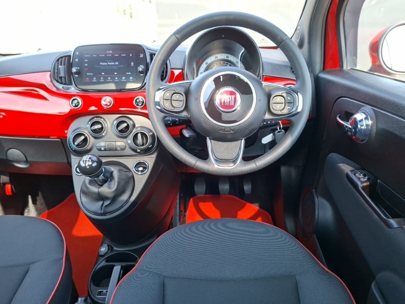 Fiat 500 Hatchback Blue #8