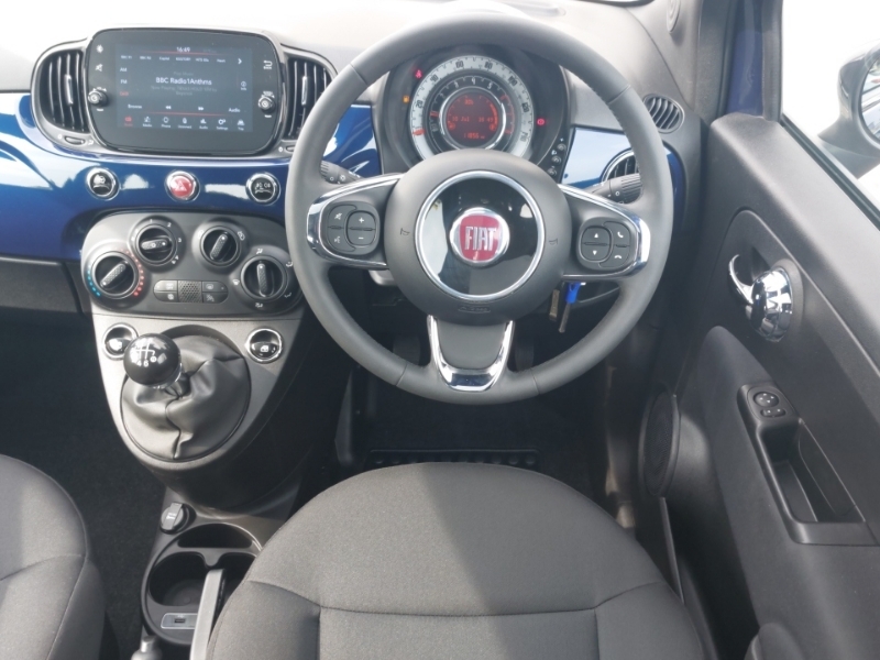 Fiat 500 Hatchback White #8