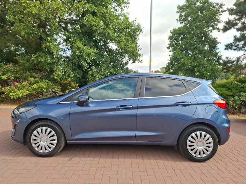 Ford Fiesta 1.0 Ecoboost Hybrid Mhev 125 Titanium BP23FMO Blue #4