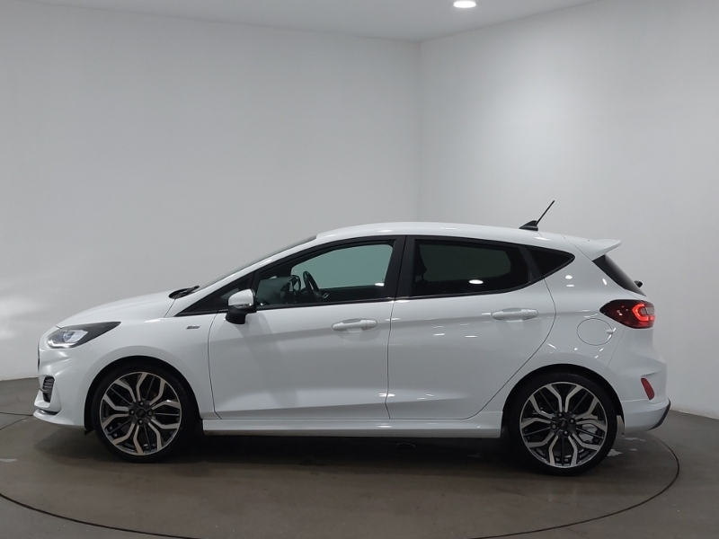Ford Fiesta 1.0 Ecoboost Hybrid Mhev 125 St-line X White #4