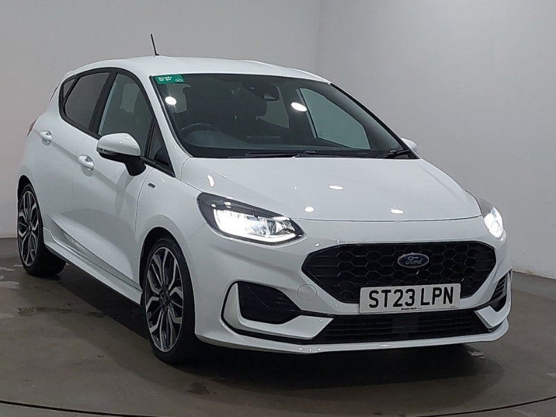 Ford Fiesta 1.0 Ecoboost Hybrid Mhev 125 St-line X White