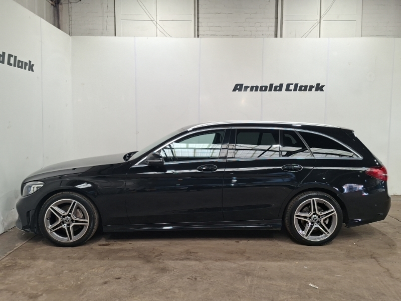 Mercedes-Benz C Class C200d Amg Line Black #4