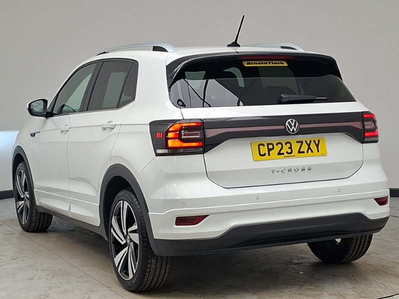 Volkswagen T-Cross 1.5 Tsi Evo R-line Dsg White #2