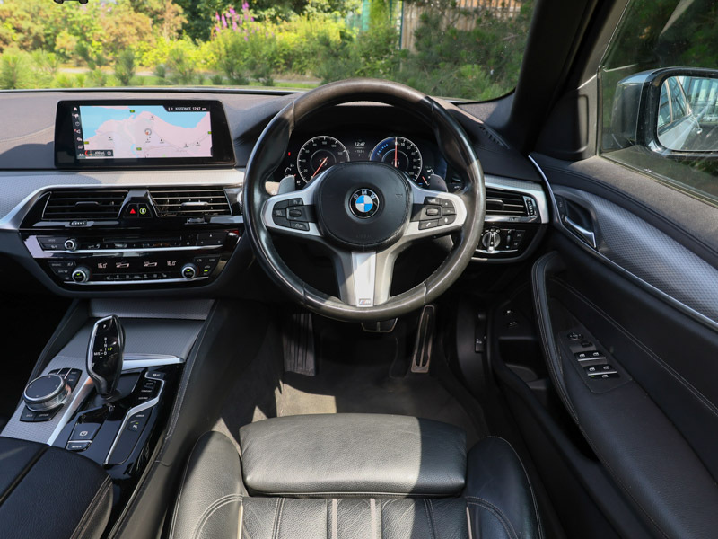BMW 5 Series 530E M Sport Blue #5