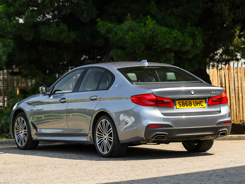 BMW 5 Series 530E M Sport Blue #2