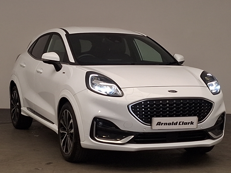 Ford Puma 1.0 Ecoboost Hybrid Mhev 155 St-line Vignale White