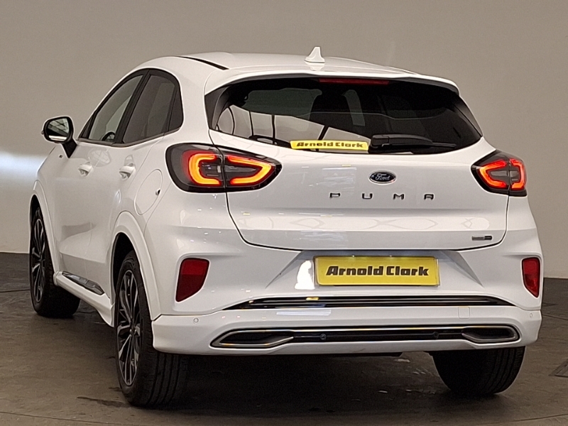 Ford Puma 1.0 Ecoboost Hybrid Mhev 155 St-line Vignale MA23VZW White #2