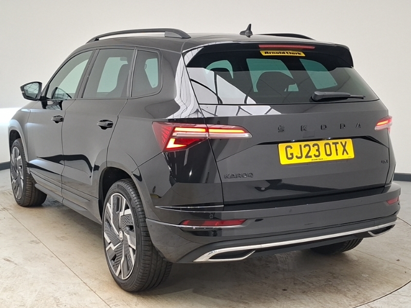 Skoda Karoq 2.0 Tsi Sportline 4X4 Dsg GJ23OTX Black #2