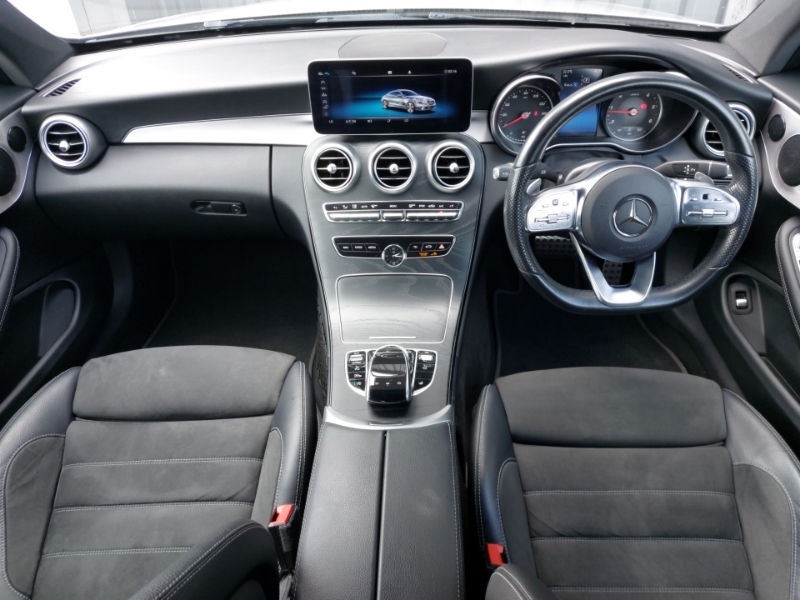 Mercedes-Benz C Class C220d Amg Line Premium 9G-tronic DK19RHY Silver #3