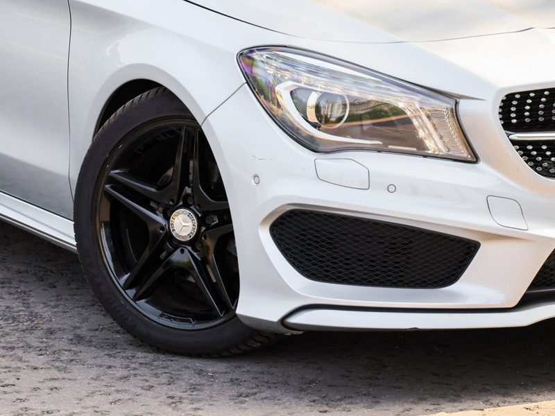 Mercedes-Benz CLA Class Coupe White #9