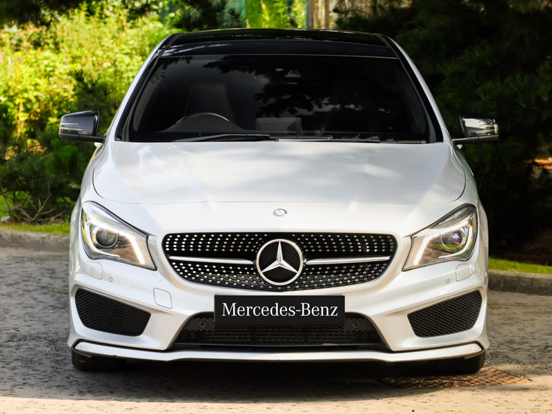 Mercedes-Benz CLA Class Coupe White #13