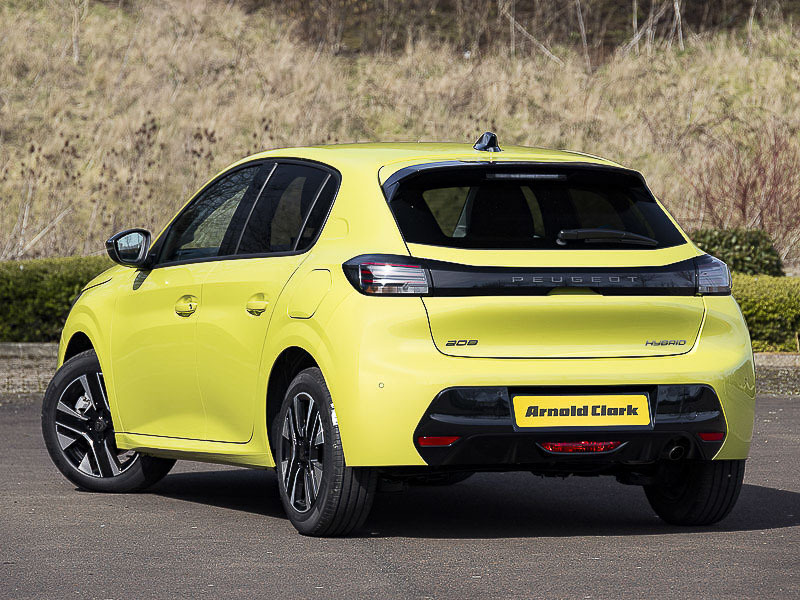 Peugeot 208 1.2 Hybrid 110 Allure E-dsc6 Yellow #2