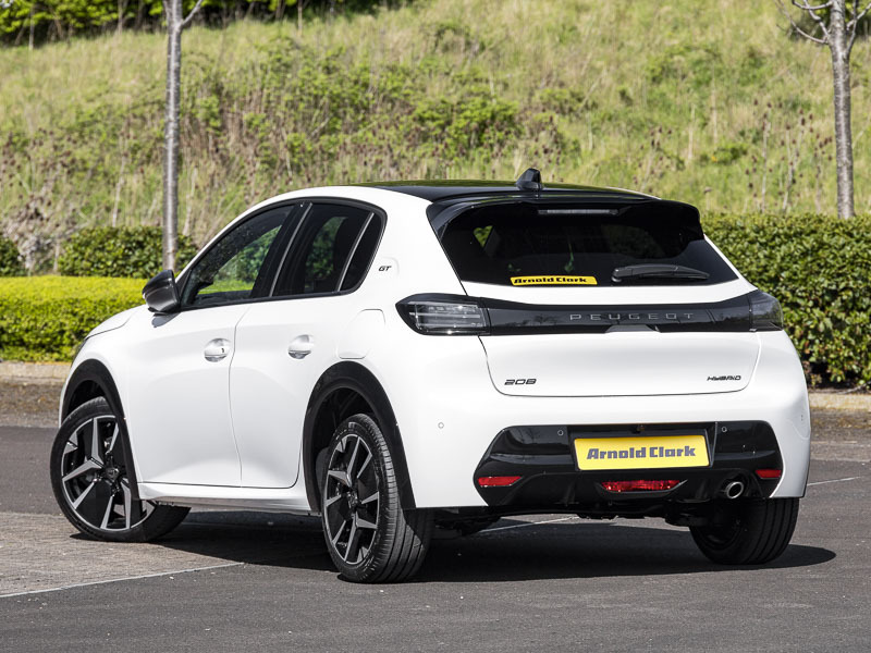 Peugeot 208 1.2 Hybrid 110 Gt E-dsc6 White #2