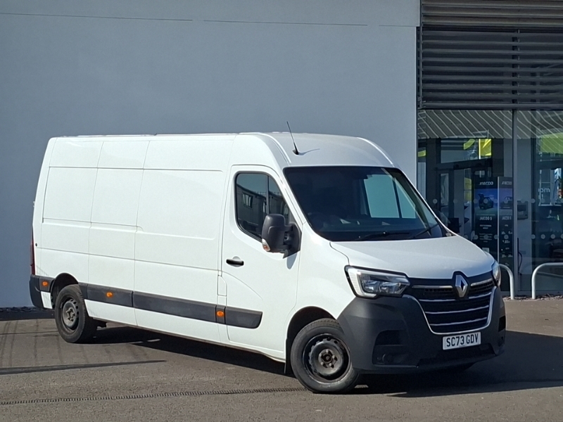 Renault Master Lm35 Blue Dci 135 Advance Medium Roof Van SC73GDV White #6