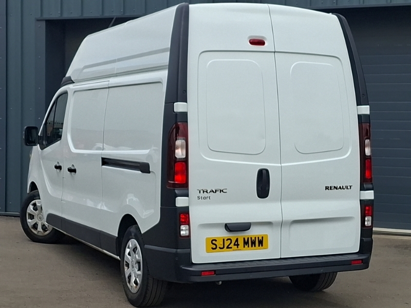 Renault Trafic Lh30 Blue Dci 150 High Roof Start Van SJ24MWW White #2