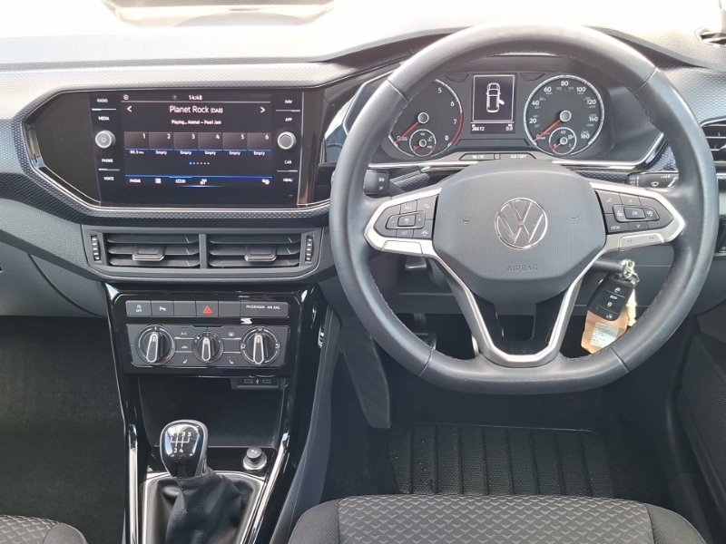 Volkswagen T-Cross 1.0 Tsi 95Ps S Hatchback Multi Function Steeri White #8