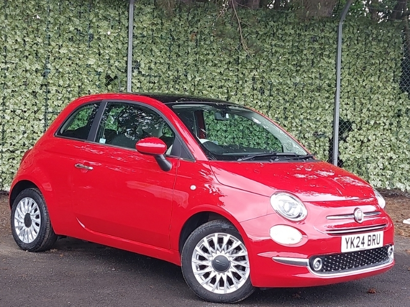 Fiat 500 500E Red White #7