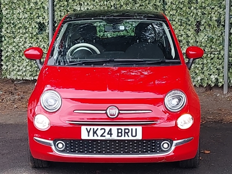 Fiat 500 500E Red White #14