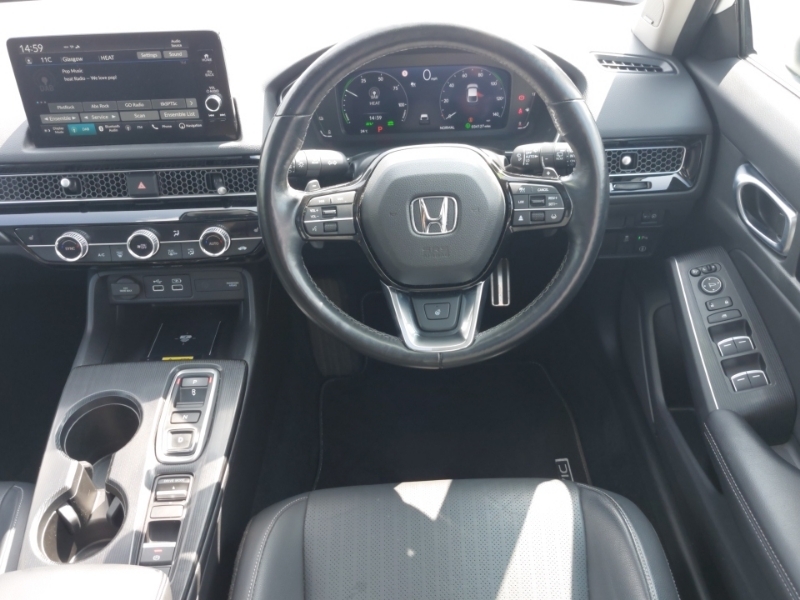 Honda Civic 2.0 Ehev Advance Cvt Red #8