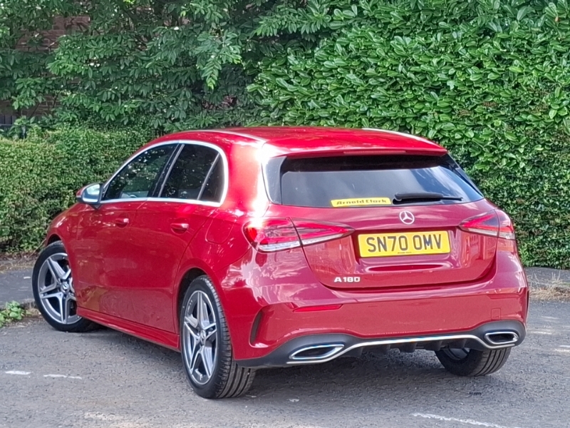 Mercedes-Benz A Class A180 Amg Line SN70OMV Red #2