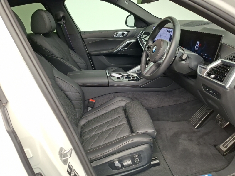 BMW X6 Xdrive40d Mht M Sport Step White #6