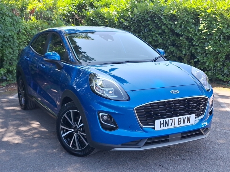 Ford Puma 1.0 Ecoboost Hybrid Mhev Titanium Design Dct Blue
