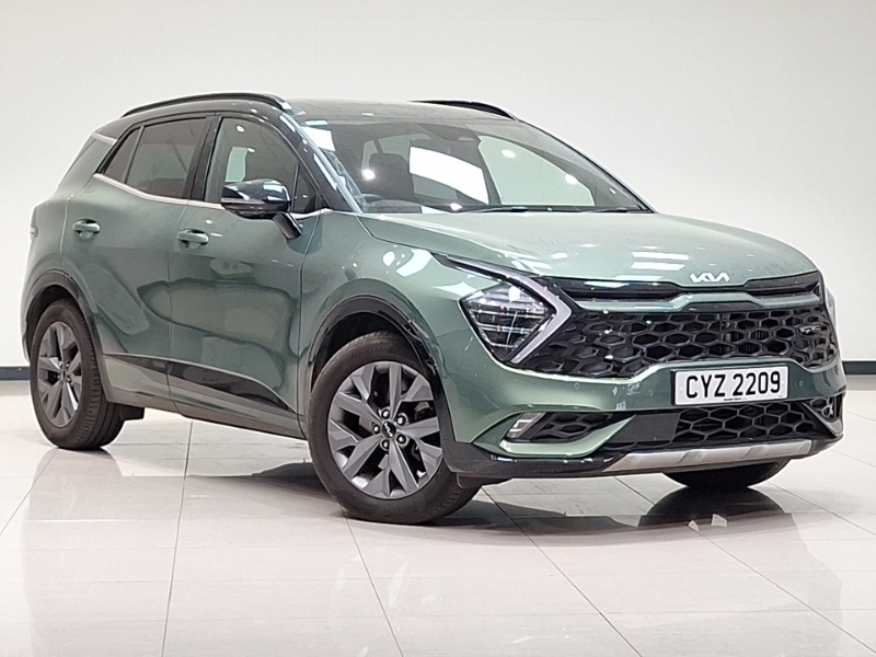 Kia Sportage 1.6T Gdi Hev Gt-line S Green