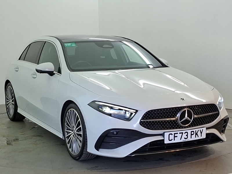 Mercedes-Benz A Class A180 Amg Line Premium Plus White