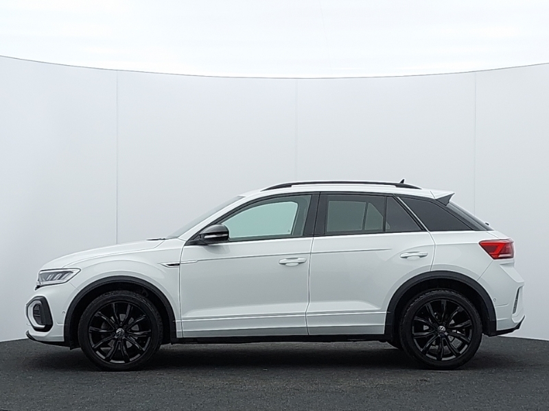 Volkswagen T-Roc 1.5 Tsi R-line Dsg White #4