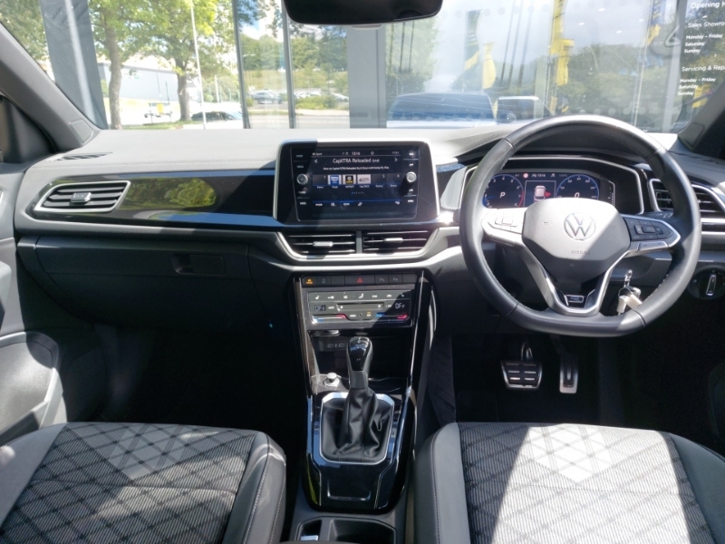 Volkswagen T-Roc 1.5 Tsi R-line Dsg White #3
