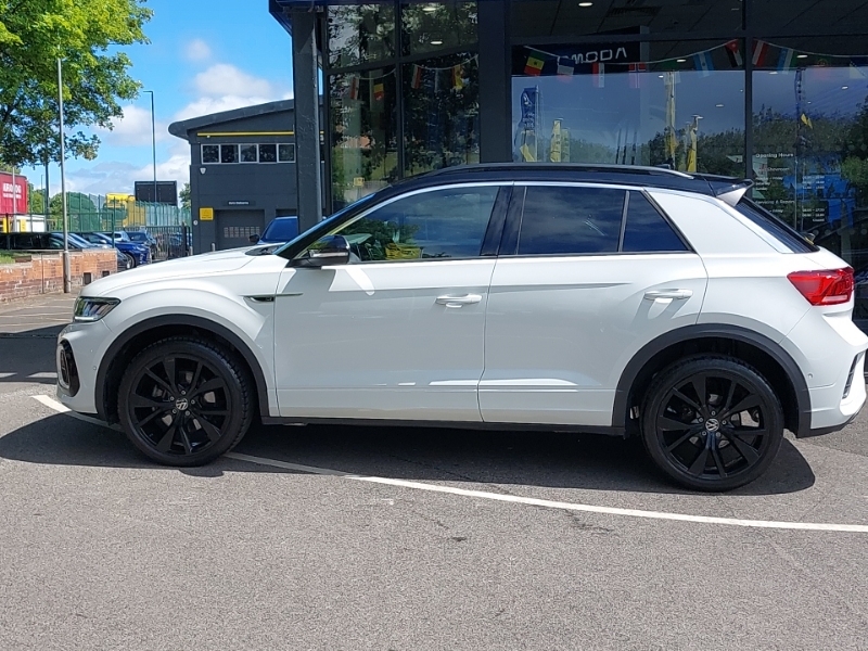Volkswagen T-Roc 1.5 Tsi R-line Dsg White #4