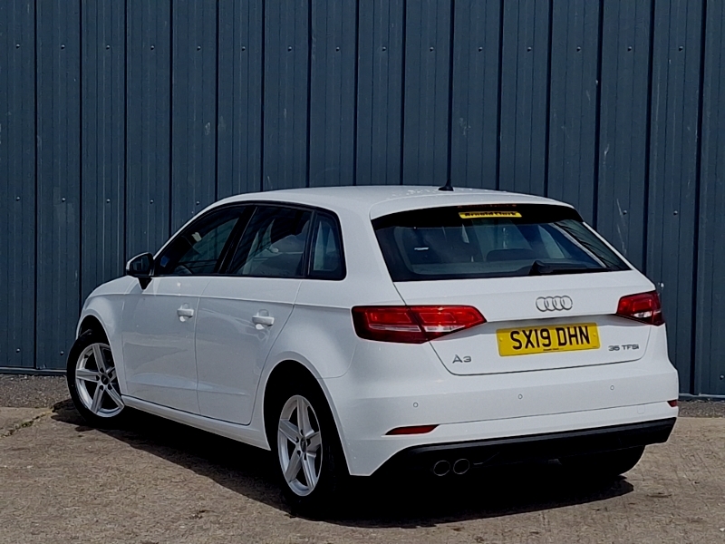 Audi A3 35 Tfsi Se Technik S Tronic SX19DHN White #2