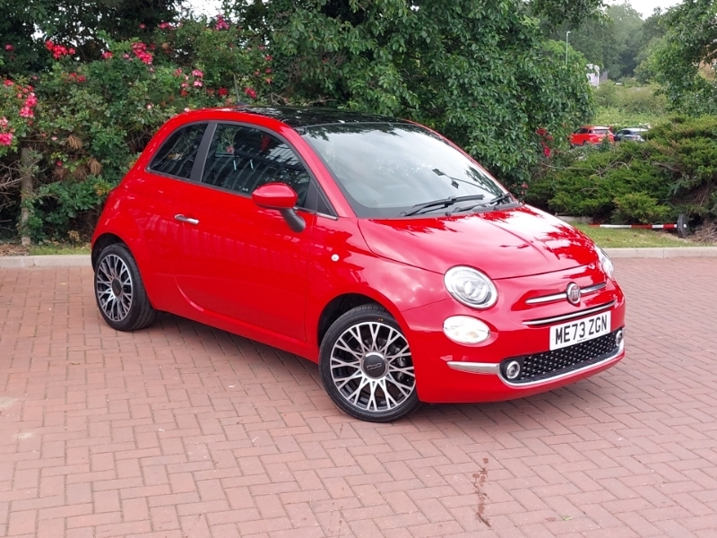 Fiat 500 Standard Red #7