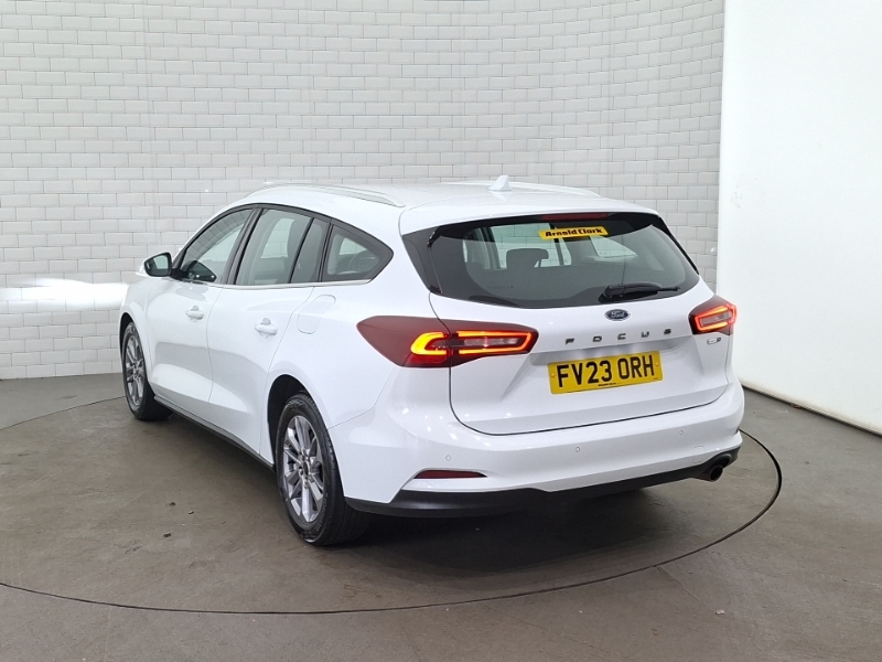 Ford Focus 1.0 Ecoboost Hybrid Mhev 155 Titanium FV23ORH White #2