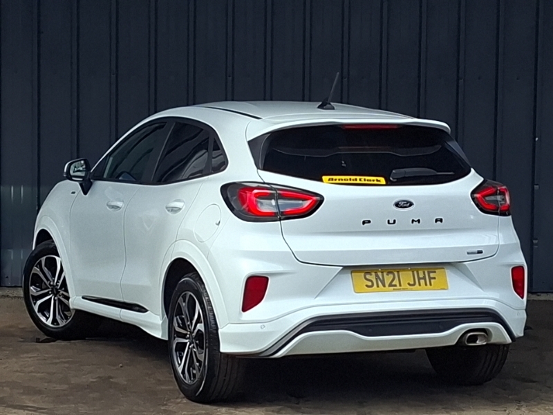 Ford Puma 1.0 Ecoboost Hybrid Mhev St-line X SN21JHF White #2