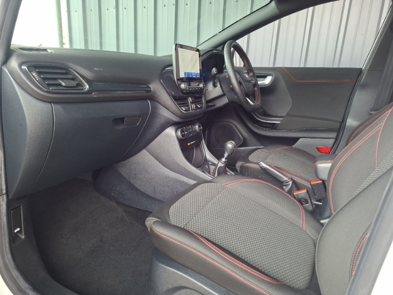 Ford Puma 1.0 Ecoboost Hybrid Mhev St-line X SN21JHF White #5