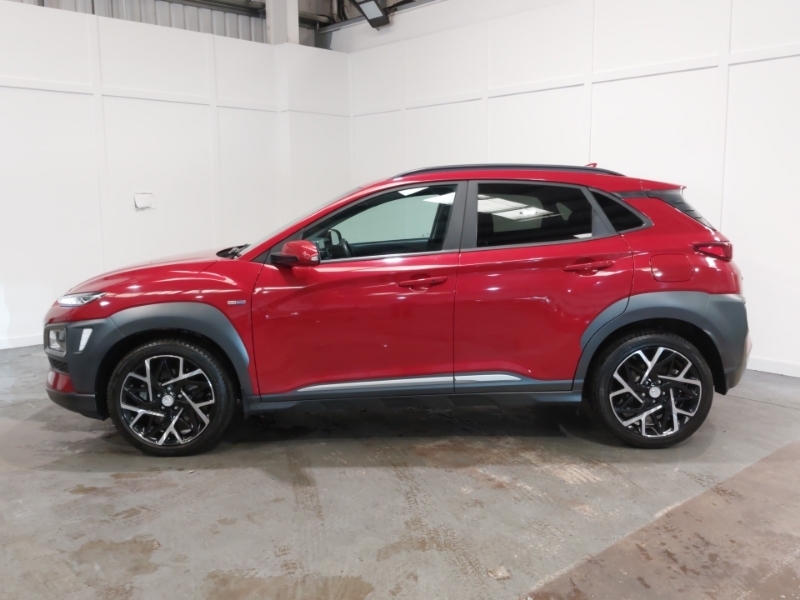 Hyundai Kona 1.6 Gdi Hybrid Premium Dct Red #4