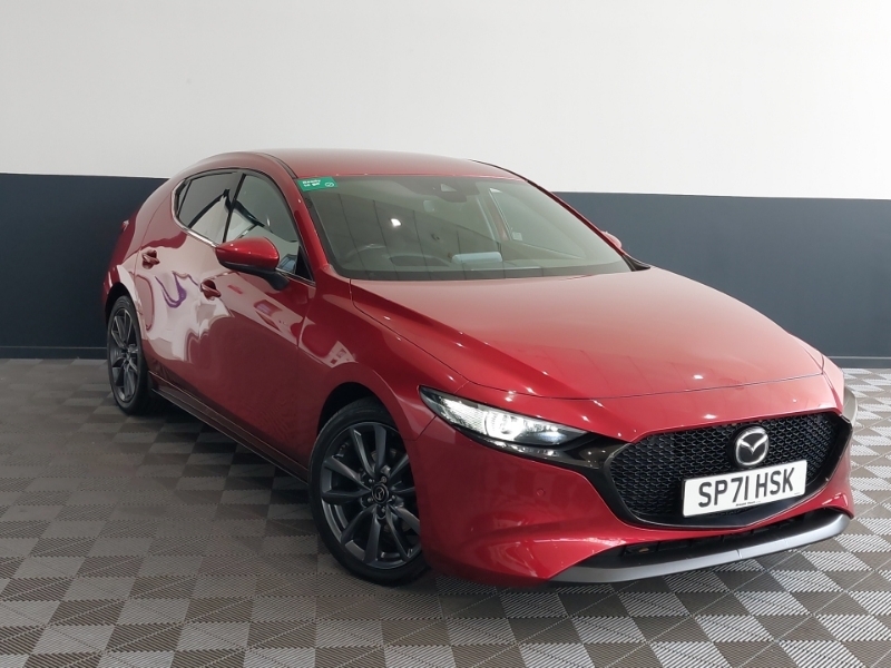 Mazda 3 2.0 E-skyactiv G Mhev Sport Lux Red