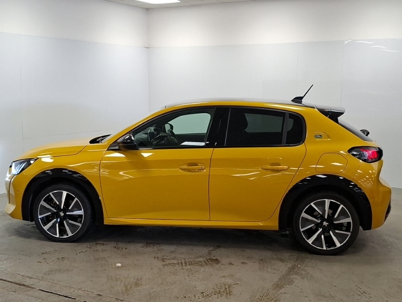 Peugeot e-208 100Kw Gt 50Kwh Yellow #4